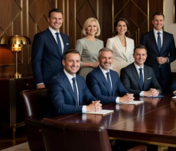 Zespół obsługi klienta Krago Rivesta planujący ekskluzywne wydarzenie